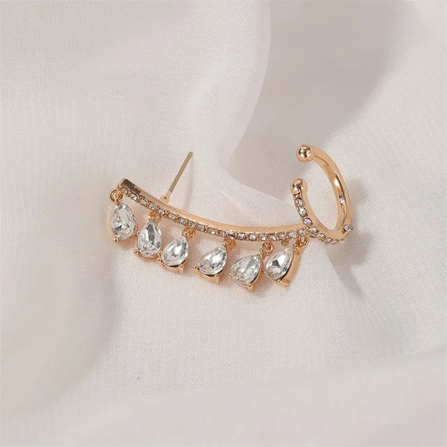 3-color 1-piece women's stud earrings jewelry fashion Korean Valentine's Day gift unusual color earrings