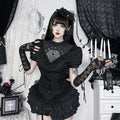 Subcultural Church Colorful Window Embroidered Top Dark Punk Shirt