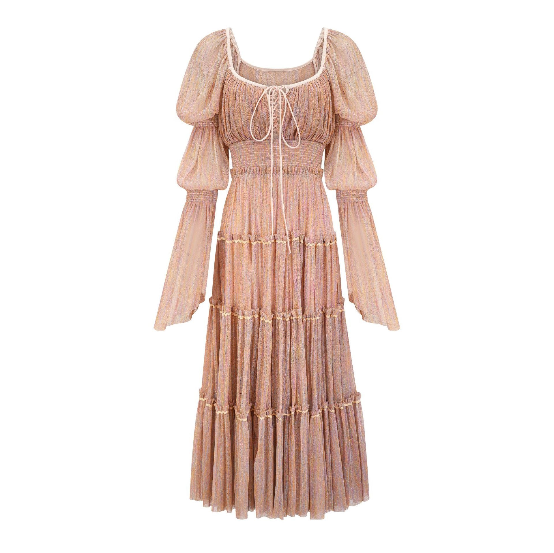 French Style Dress Elegant and Graceful Fairy Dress Solid Color Sequins One-Shoulder A-Line Dress
