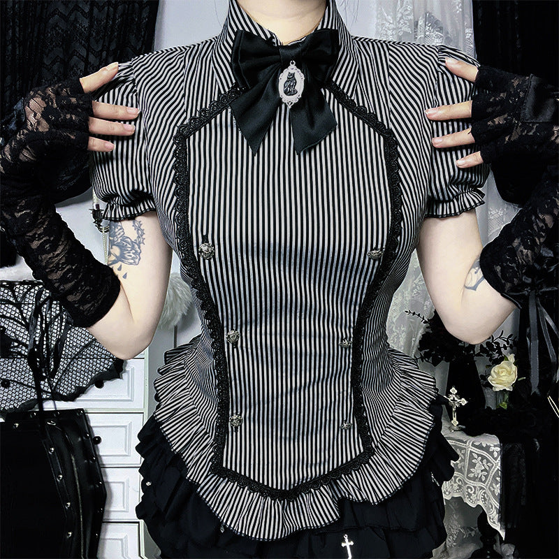 Subcultural Gothic College Short sleeved Shirt