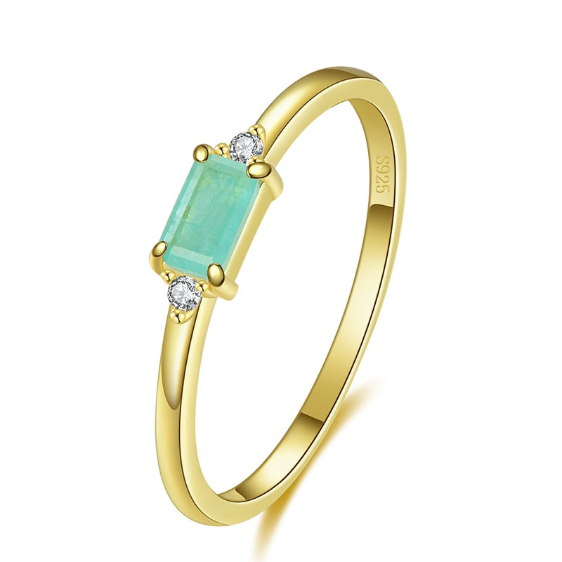 Colusiwei 925 Sterling Silver Mysterious Paraiba Tourmaline Fashion Rings for Women Engagement Wedding Finger Rings Fine Jewelry