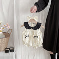Summer Sleeveless Romper Baby Clothes Girl Sweet Chic Style Dress Triangle Crawler Sister Set
