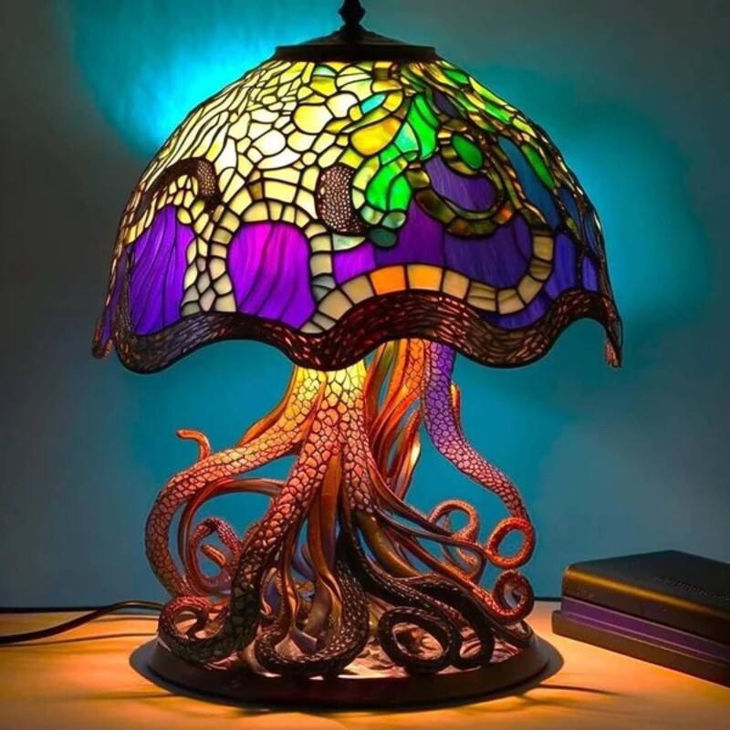 Magic Illusion Mushroom Lamp Decoration Decoration Decoration Home USB Connection Light Bulb Design Mushroom Dark Decoration