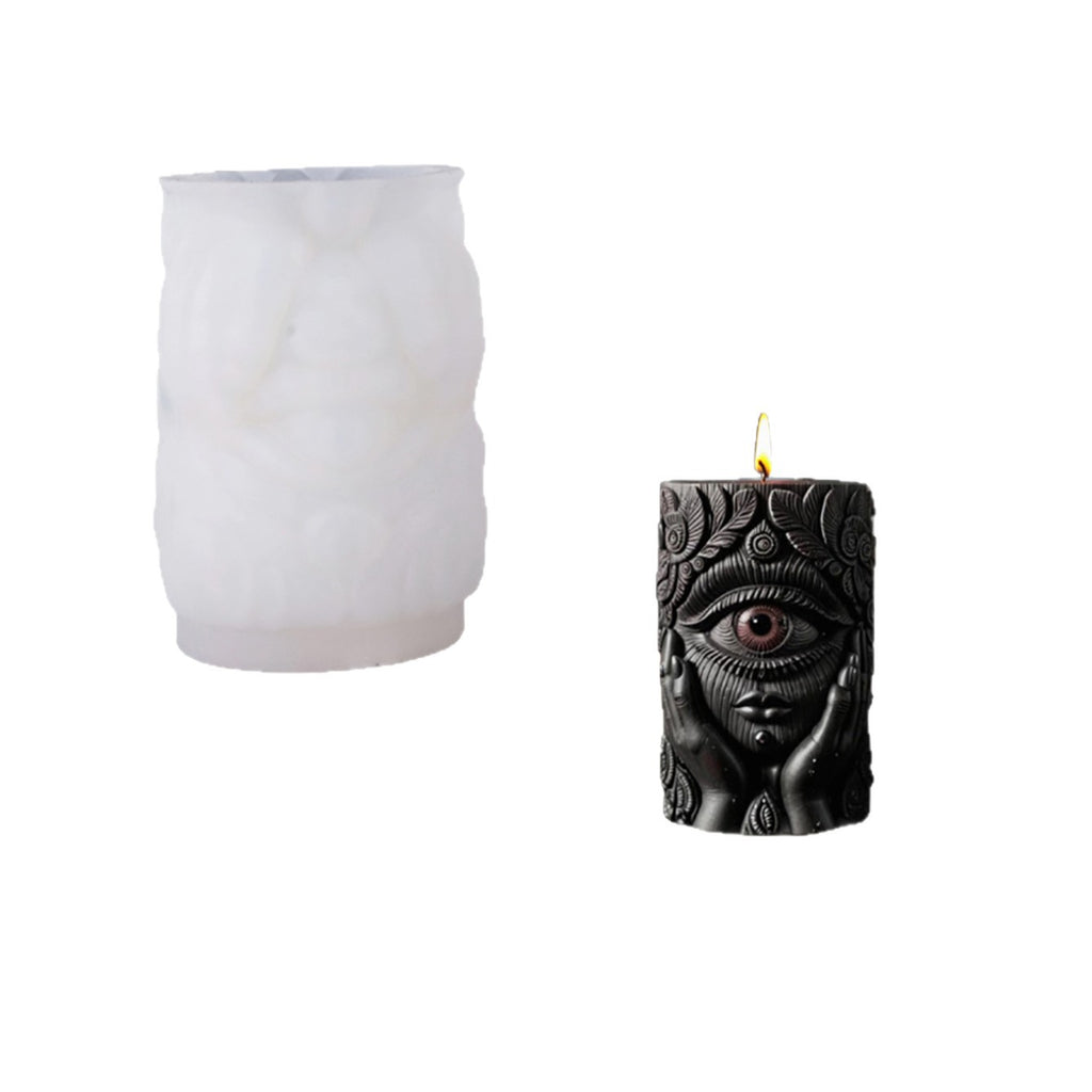 DIY Mystic Eye Scented Candle 3D Dark Hand-Held Eye Shape Decorative Ornament Silicone Mold