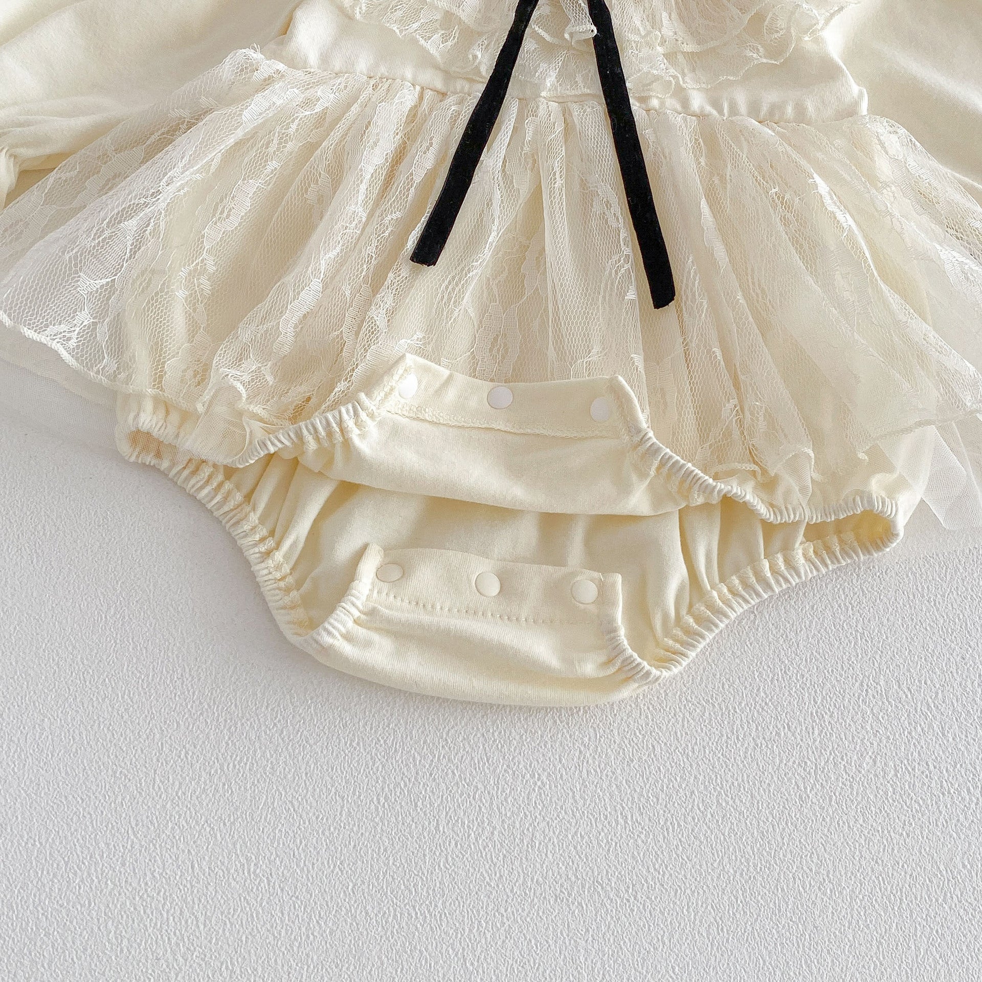 Baby Clothes Spring Girls Romper Lace Dress Princess Birthday Outfit Cotton A-Class