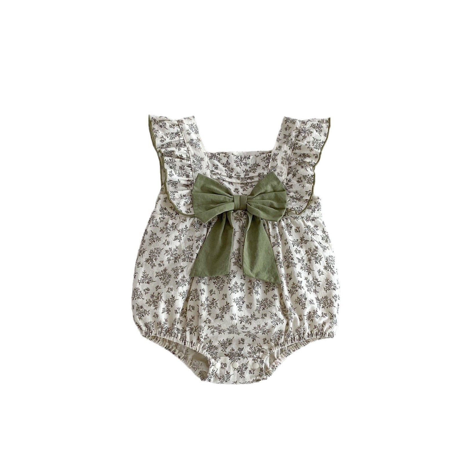 Baby Summer Romper Thin Floral Baby Girl Onesie Princess Dress Newborn Clothes Class A Pure Cotton