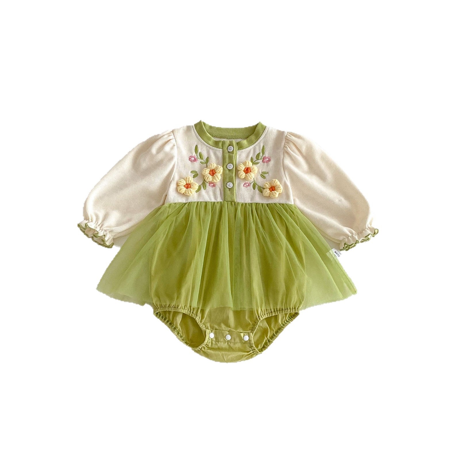 Baby Clothes Autumn Girl Baby Romper Princess Dress Newborn Bodysuit for 0-12 Months