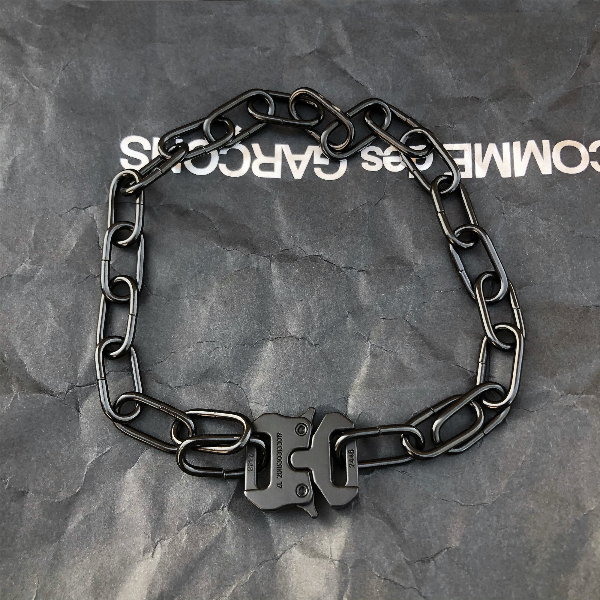 Functional Lock Dark Original Design Necklace