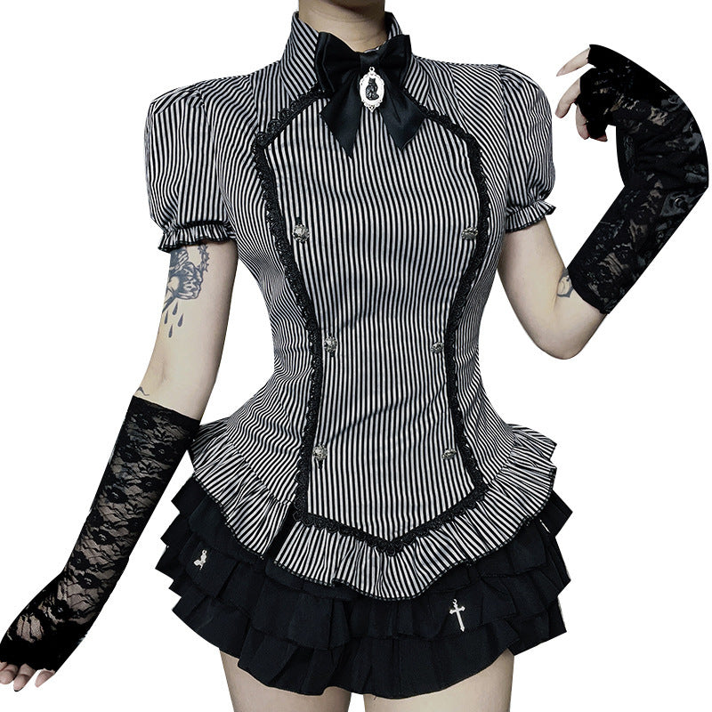 Subcultural Gothic College Short sleeved Shirt