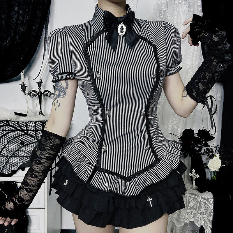 Subcultural Gothic College Short sleeved Shirt