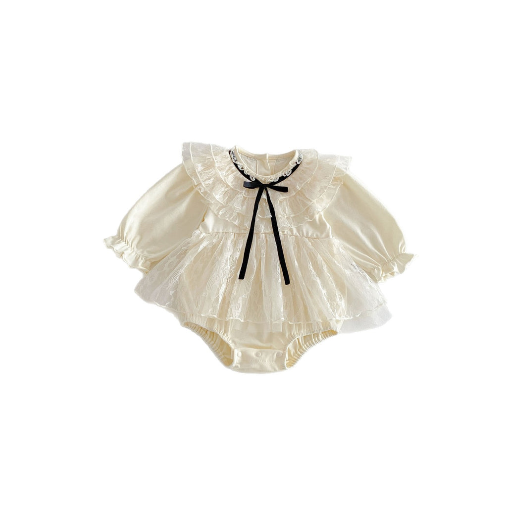 Baby Clothes Spring Girls Romper Lace Dress Princess Birthday Outfit Cotton A-Class