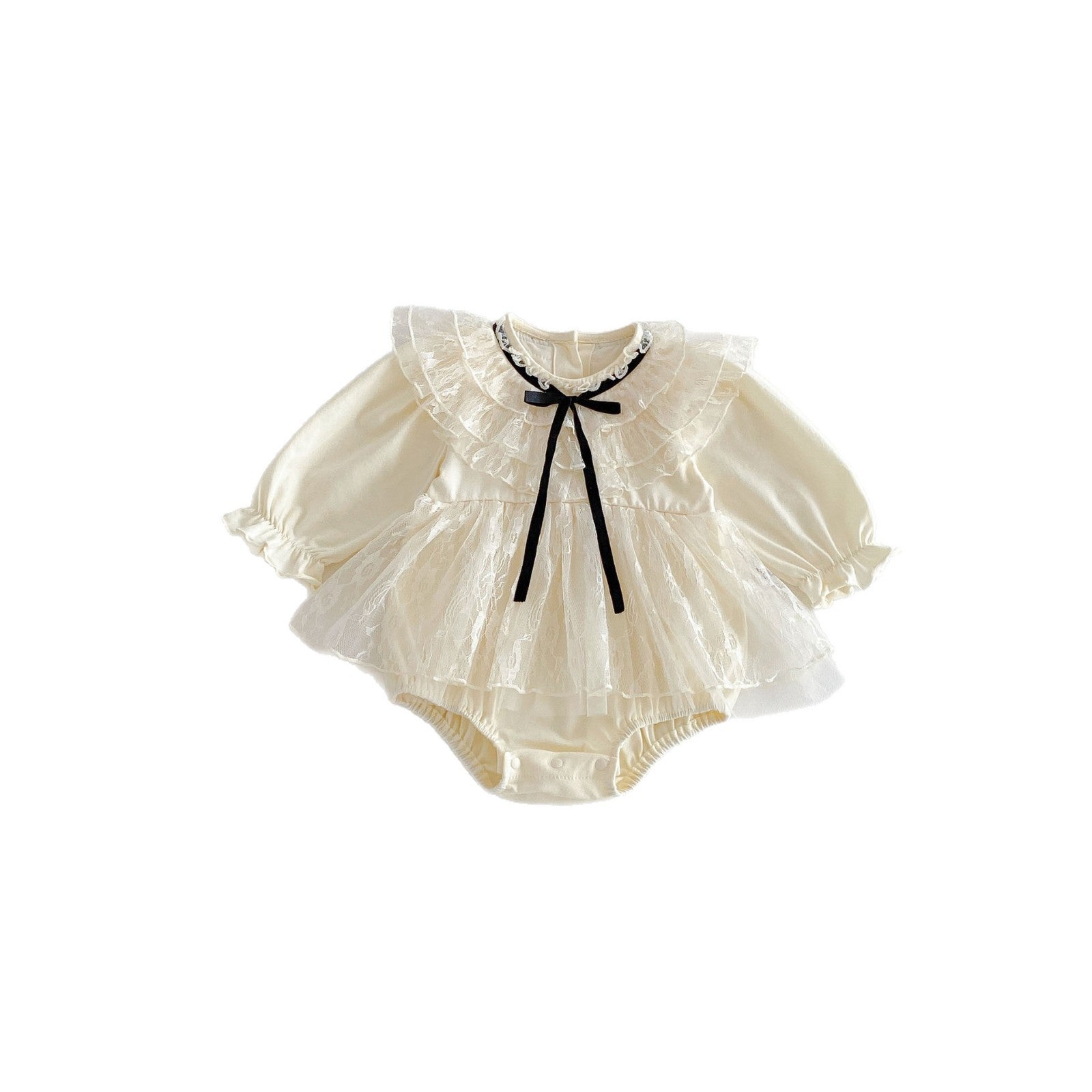 Baby Clothes Spring Girls Romper Lace Dress Princess Birthday Outfit Cotton A-Class