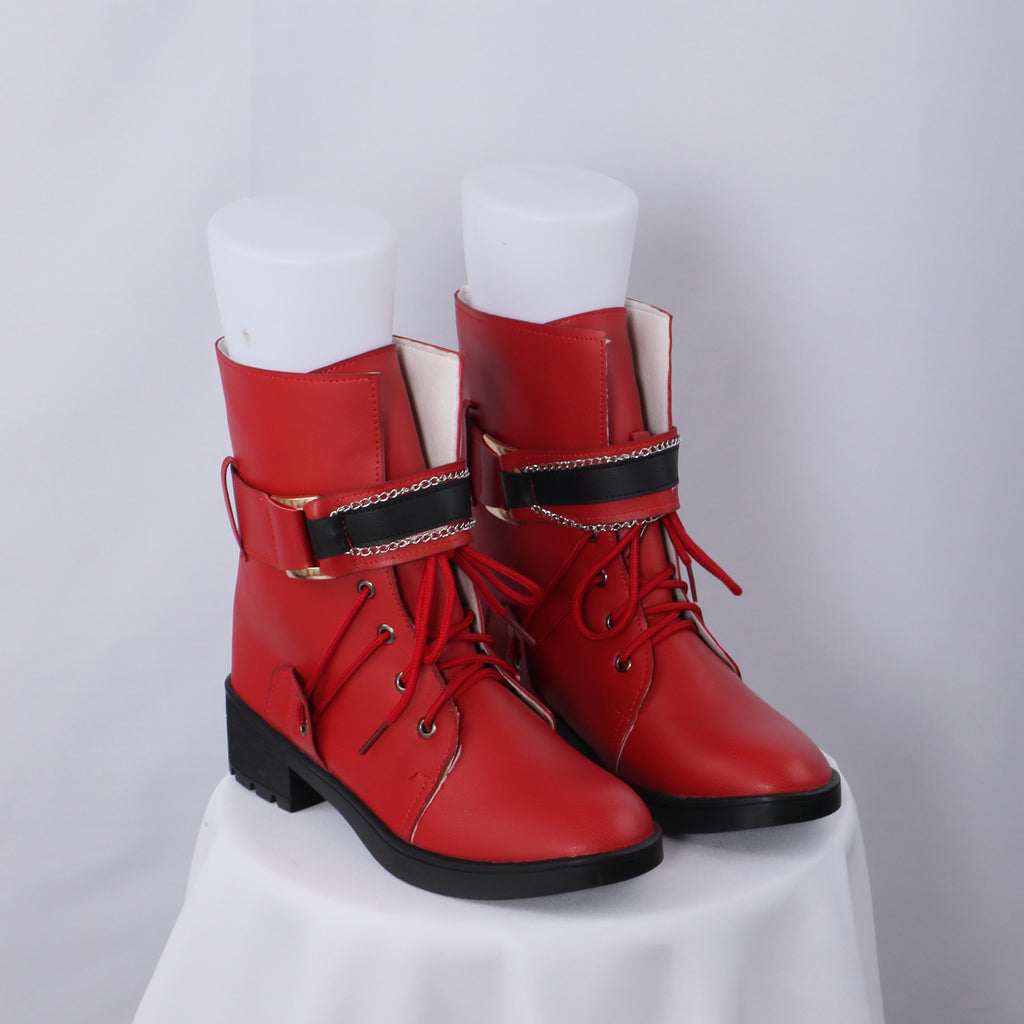 Final Fantasy Tifa Lockhart Cosplay Shoes Anime Chinese Style Halloween for men Game