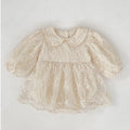 Spring and Autumn Baby Clothes, Baby Girl Romper, Princess Dress, Crawling Suit, Tulle 1st Birthday Dress, Newborn Onesie