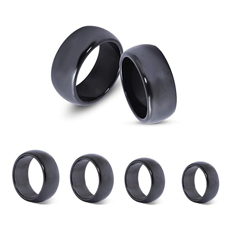 Fashion And Popular Trinkets Magnetic Hematite And Magnetite Ring Jewelry